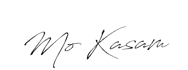Use a signature maker to create a handwritten signature online. With this signature software, you can design (Antro_Vectra) your own signature for name Mo Kasam. Mo Kasam signature style 6 images and pictures png