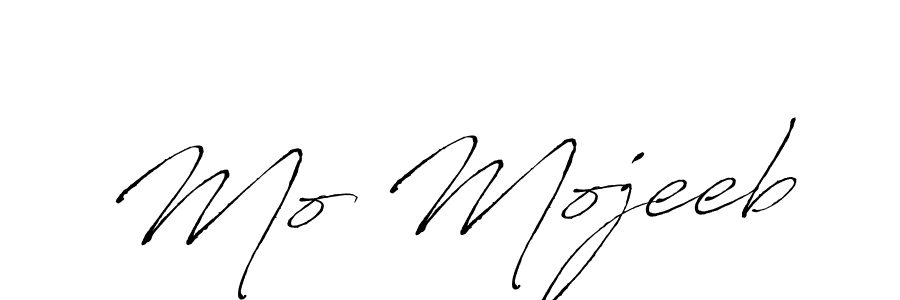 Create a beautiful signature design for name Mo Mojeeb. With this signature (Antro_Vectra) fonts, you can make a handwritten signature for free. Mo Mojeeb signature style 6 images and pictures png