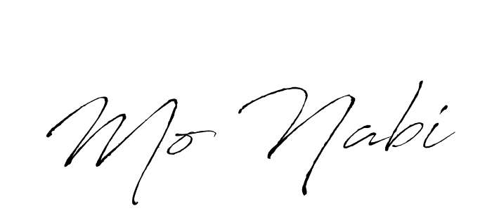 How to make Mo Nabi name signature. Use Antro_Vectra style for creating short signs online. This is the latest handwritten sign. Mo Nabi signature style 6 images and pictures png