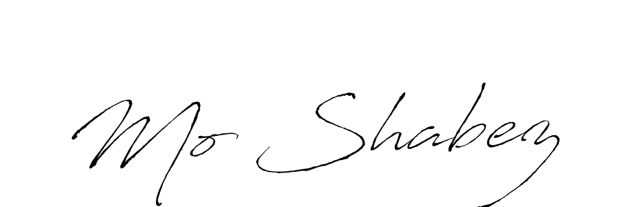 How to make Mo Shabez name signature. Use Antro_Vectra style for creating short signs online. This is the latest handwritten sign. Mo Shabez signature style 6 images and pictures png