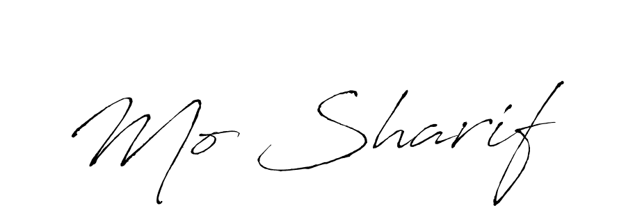 Mo Sharif stylish signature style. Best Handwritten Sign (Antro_Vectra) for my name. Handwritten Signature Collection Ideas for my name Mo Sharif. Mo Sharif signature style 6 images and pictures png
