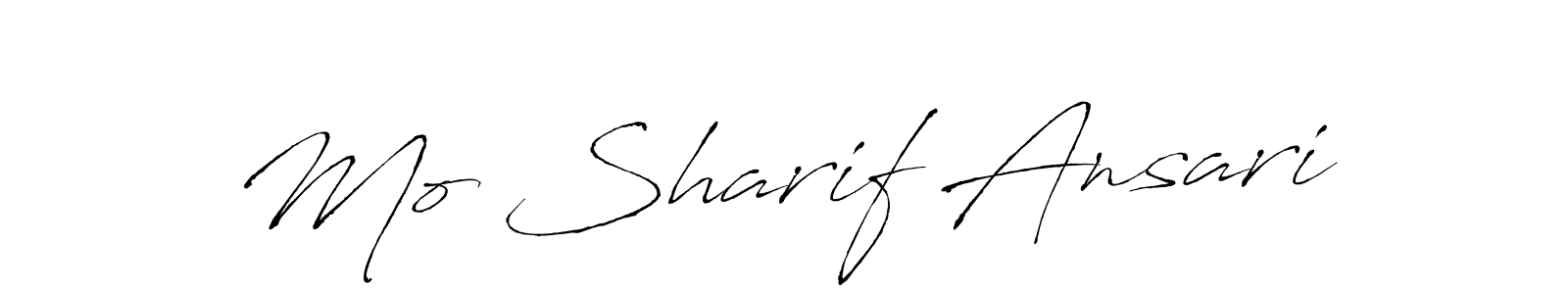 It looks lik you need a new signature style for name Mo Sharif Ansari. Design unique handwritten (Antro_Vectra) signature with our free signature maker in just a few clicks. Mo Sharif Ansari signature style 6 images and pictures png