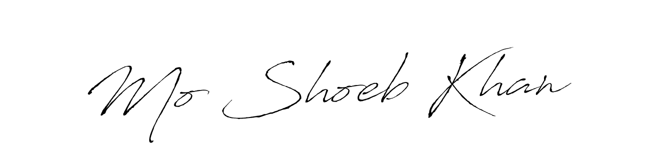 Similarly Antro_Vectra is the best handwritten signature design. Signature creator online .You can use it as an online autograph creator for name Mo Shoeb Khan. Mo Shoeb Khan signature style 6 images and pictures png