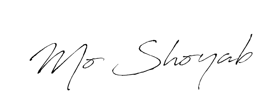 The best way (Antro_Vectra) to make a short signature is to pick only two or three words in your name. The name Mo Shoyab include a total of six letters. For converting this name. Mo Shoyab signature style 6 images and pictures png