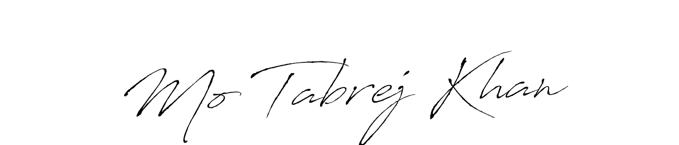 How to make Mo Tabrej Khan signature? Antro_Vectra is a professional autograph style. Create handwritten signature for Mo Tabrej Khan name. Mo Tabrej Khan signature style 6 images and pictures png