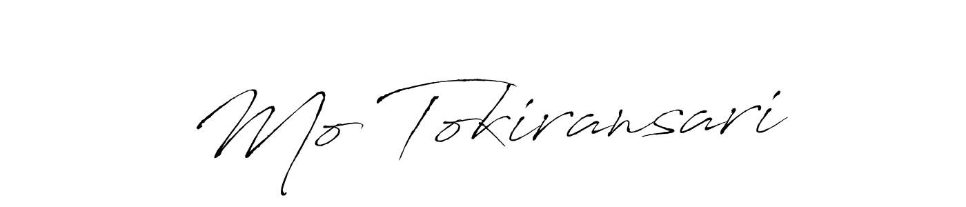 You should practise on your own different ways (Antro_Vectra) to write your name (Mo Tokiransari) in signature. don't let someone else do it for you. Mo Tokiransari signature style 6 images and pictures png