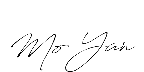 How to make Mo Yan name signature. Use Antro_Vectra style for creating short signs online. This is the latest handwritten sign. Mo Yan signature style 6 images and pictures png