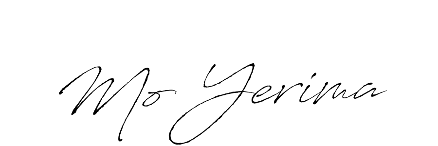 Design your own signature with our free online signature maker. With this signature software, you can create a handwritten (Antro_Vectra) signature for name Mo Yerima. Mo Yerima signature style 6 images and pictures png