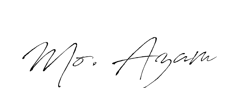 Make a beautiful signature design for name Mo. Azam. With this signature (Antro_Vectra) style, you can create a handwritten signature for free. Mo. Azam signature style 6 images and pictures png