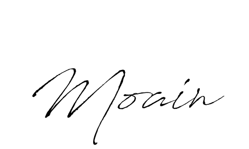 Create a beautiful signature design for name Moain. With this signature (Antro_Vectra) fonts, you can make a handwritten signature for free. Moain signature style 6 images and pictures png