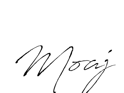 Use a signature maker to create a handwritten signature online. With this signature software, you can design (Antro_Vectra) your own signature for name Moaj. Moaj signature style 6 images and pictures png