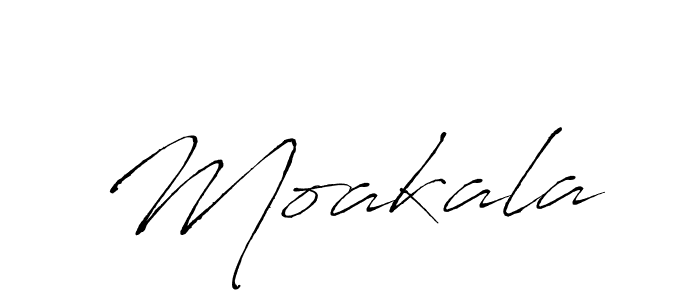 Make a beautiful signature design for name Moakala. With this signature (Antro_Vectra) style, you can create a handwritten signature for free. Moakala signature style 6 images and pictures png