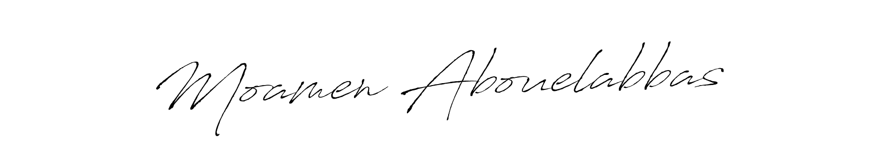 It looks lik you need a new signature style for name Moamen Abouelabbas. Design unique handwritten (Antro_Vectra) signature with our free signature maker in just a few clicks. Moamen Abouelabbas signature style 6 images and pictures png