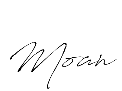 Moan stylish signature style. Best Handwritten Sign (Antro_Vectra) for my name. Handwritten Signature Collection Ideas for my name Moan. Moan signature style 6 images and pictures png