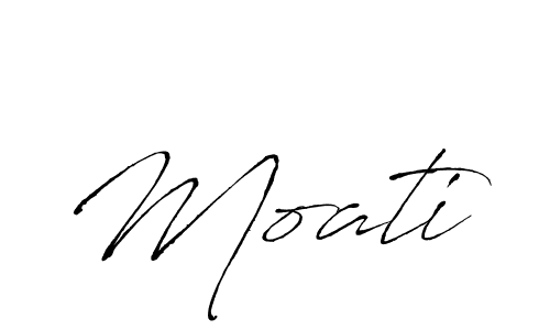 Use a signature maker to create a handwritten signature online. With this signature software, you can design (Antro_Vectra) your own signature for name Moati. Moati signature style 6 images and pictures png