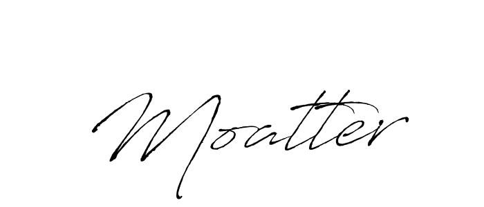 Design your own signature with our free online signature maker. With this signature software, you can create a handwritten (Antro_Vectra) signature for name Moatter. Moatter signature style 6 images and pictures png