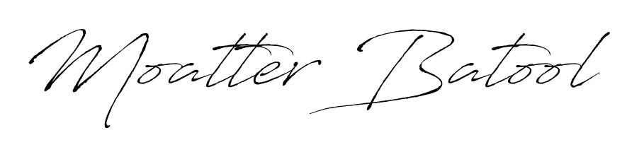 Download transparent PNG signature for name Moatter Batool styled with Antro_Vectra font. Ready to paste directly into PDF and Word agreements. Moatter Batool signature style 6 images and pictures png