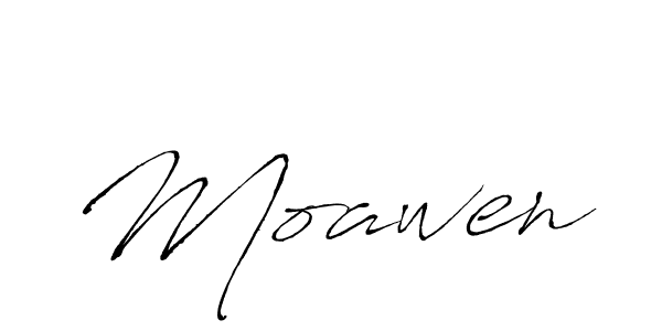 The best way (Antro_Vectra) to make a short signature is to pick only two or three words in your name. The name Moawen include a total of six letters. For converting this name. Moawen signature style 6 images and pictures png