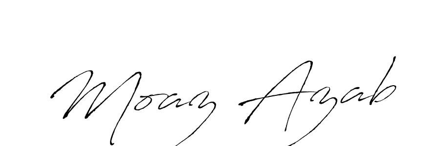 This is the best signature style for the Moaz Azab name. Also you like these signature font (Antro_Vectra). Mix name signature. Moaz Azab signature style 6 images and pictures png