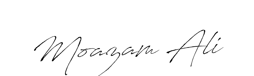 if you are searching for the best signature style for your name Moazam Ali. so please give up your signature search. here we have designed multiple signature styles  using Antro_Vectra. Moazam Ali signature style 6 images and pictures png