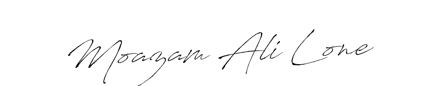 How to make Moazam Ali Lone signature? Antro_Vectra is a professional autograph style. Create handwritten signature for Moazam Ali Lone name. Moazam Ali Lone signature style 6 images and pictures png