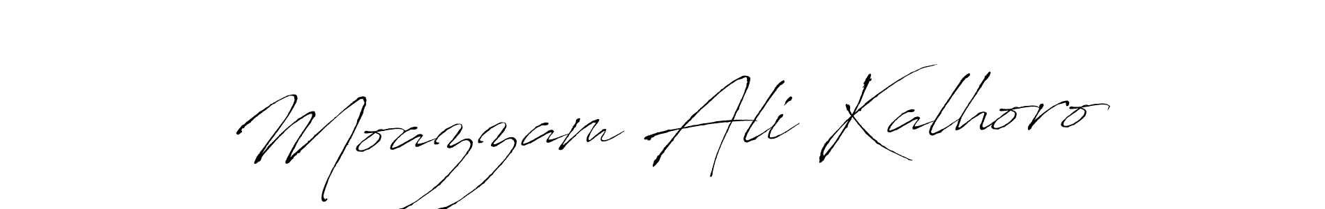 Use a signature maker to create a handwritten signature online. With this signature software, you can design (Antro_Vectra) your own signature for name Moazzam Ali Kalhoro. Moazzam Ali Kalhoro signature style 6 images and pictures png
