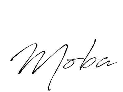 Moba stylish signature style. Best Handwritten Sign (Antro_Vectra) for my name. Handwritten Signature Collection Ideas for my name Moba. Moba signature style 6 images and pictures png