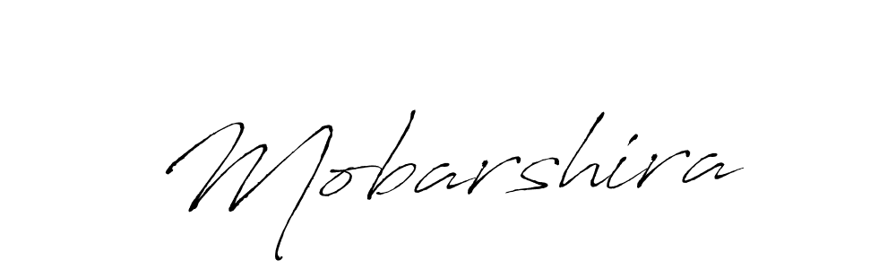 Use a signature maker to create a handwritten signature online. With this signature software, you can design (Antro_Vectra) your own signature for name Mobarshira. Mobarshira signature style 6 images and pictures png