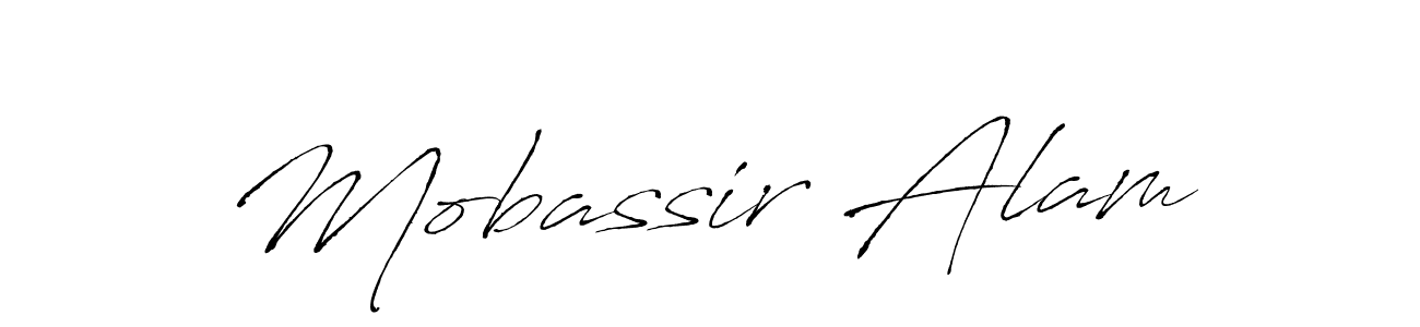 How to make Mobassir Alam signature? Antro_Vectra is a professional autograph style. Create handwritten signature for Mobassir Alam name. Mobassir Alam signature style 6 images and pictures png
