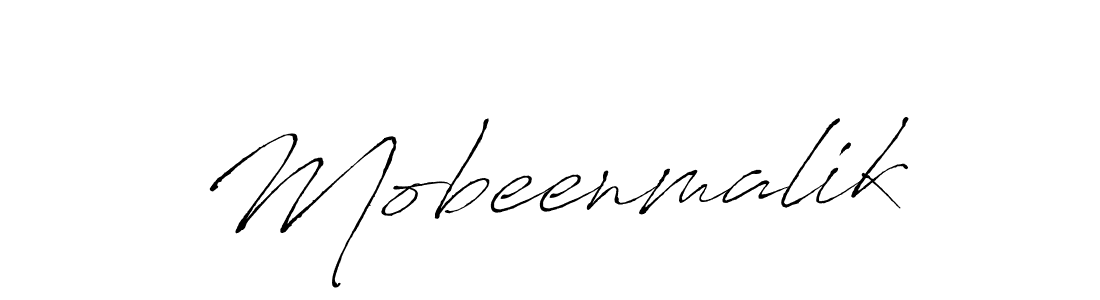 Also we have Mobeenmalik name is the best signature style. Create professional handwritten signature collection using Antro_Vectra autograph style. Mobeenmalik signature style 6 images and pictures png