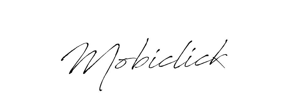 Use a signature maker to create a handwritten signature online. With this signature software, you can design (Antro_Vectra) your own signature for name Mobiclick. Mobiclick signature style 6 images and pictures png