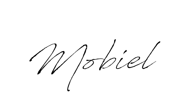 How to make Mobiel signature? Antro_Vectra is a professional autograph style. Create handwritten signature for Mobiel name. Mobiel signature style 6 images and pictures png