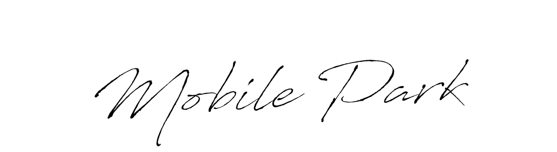 How to Draw Mobile Park signature style? Antro_Vectra is a latest design signature styles for name Mobile Park. Mobile Park signature style 6 images and pictures png