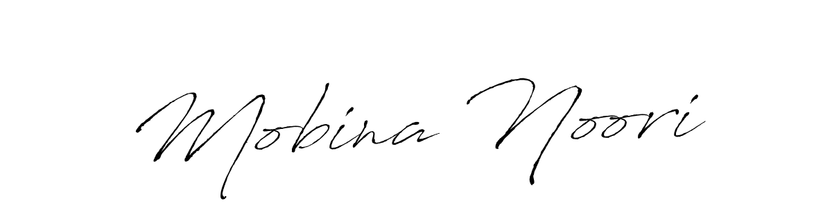 The best way (Antro_Vectra) to make a short signature is to pick only two or three words in your name. The name Mobina Noori include a total of six letters. For converting this name. Mobina Noori signature style 6 images and pictures png