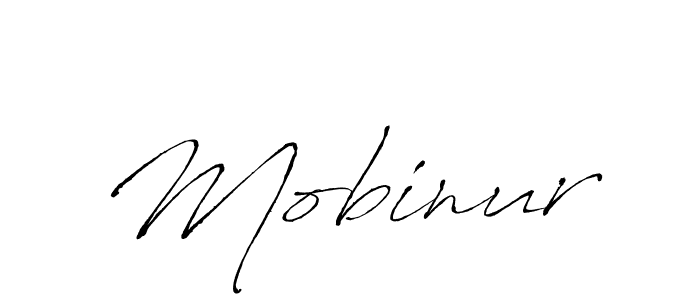 Use a signature maker to create a handwritten signature online. With this signature software, you can design (Antro_Vectra) your own signature for name Mobinur. Mobinur signature style 6 images and pictures png