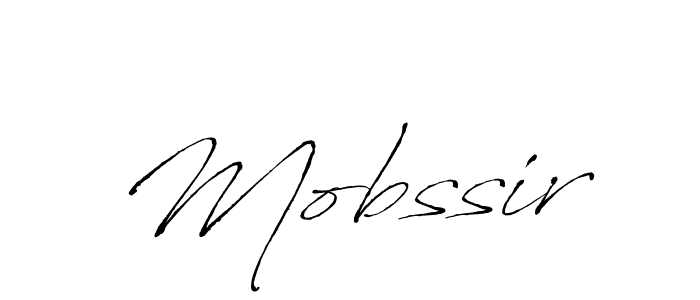 Make a beautiful signature design for name Mobssir. With this signature (Antro_Vectra) style, you can create a handwritten signature for free. Mobssir signature style 6 images and pictures png