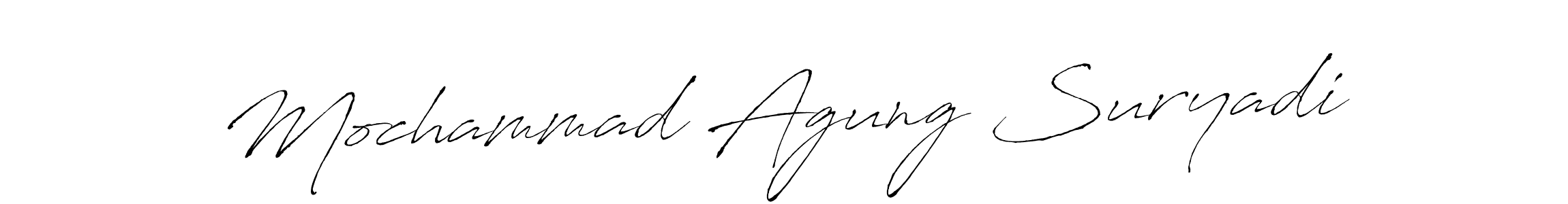 Similarly Antro_Vectra is the best handwritten signature design. Signature creator online .You can use it as an online autograph creator for name Mochammad Agung Suryadi. Mochammad Agung Suryadi signature style 6 images and pictures png