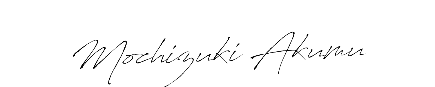 Also we have Mochizuki Akumu name is the best signature style. Create professional handwritten signature collection using Antro_Vectra autograph style. Mochizuki Akumu signature style 6 images and pictures png