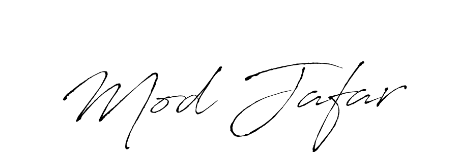 Make a beautiful signature design for name Mod Jafar. With this signature (Antro_Vectra) style, you can create a handwritten signature for free. Mod Jafar signature style 6 images and pictures png