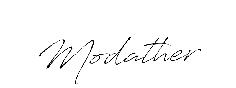 Also we have Modather name is the best signature style. Create professional handwritten signature collection using Antro_Vectra autograph style. Modather signature style 6 images and pictures png