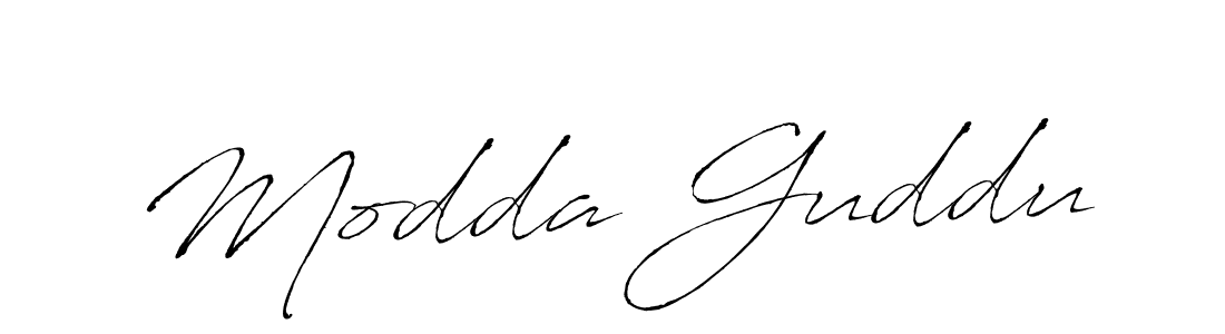 Create a beautiful signature design for name Modda Guddu. With this signature (Antro_Vectra) fonts, you can make a handwritten signature for free. Modda Guddu signature style 6 images and pictures png