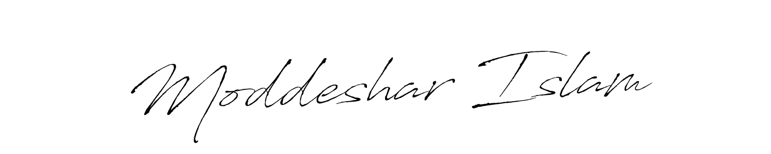 Use a signature maker to create a handwritten signature online. With this signature software, you can design (Antro_Vectra) your own signature for name Moddeshar Islam. Moddeshar Islam signature style 6 images and pictures png
