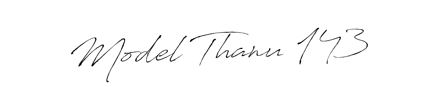Make a beautiful signature design for name Model Thanu 143. Use this online signature maker to create a handwritten signature for free. Model Thanu 143 signature style 6 images and pictures png