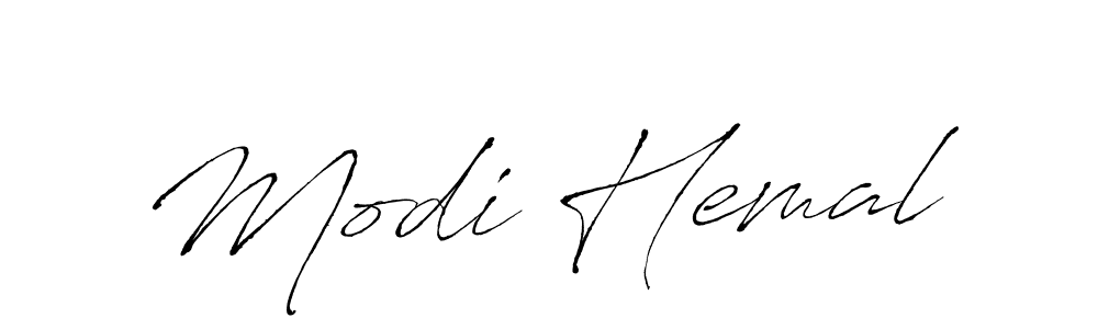 Antro_Vectra is a professional signature style that is perfect for those who want to add a touch of class to their signature. It is also a great choice for those who want to make their signature more unique. Get Modi Hemal name to fancy signature for free. Modi Hemal signature style 6 images and pictures png