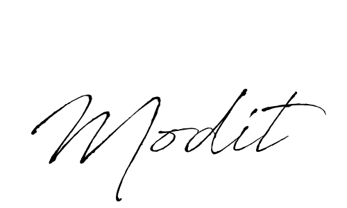 Design your own signature with our free online signature maker. With this signature software, you can create a handwritten (Antro_Vectra) signature for name Modit. Modit signature style 6 images and pictures png