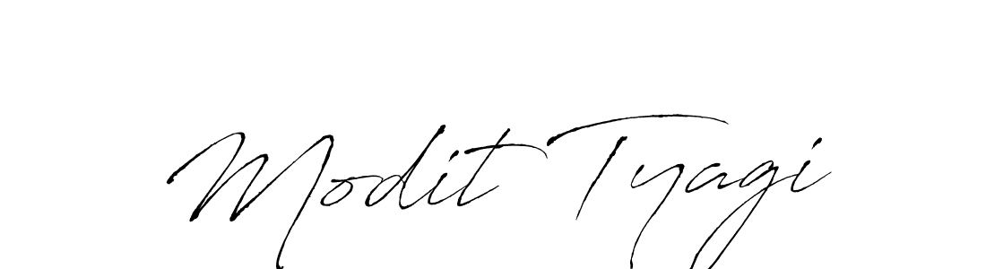 Also we have Modit Tyagi name is the best signature style. Create professional handwritten signature collection using Antro_Vectra autograph style. Modit Tyagi signature style 6 images and pictures png