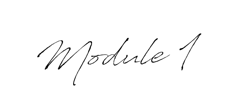 Also we have Module 1 name is the best signature style. Create professional handwritten signature collection using Antro_Vectra autograph style. Module 1 signature style 6 images and pictures png