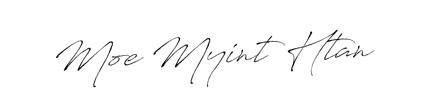 Antro_Vectra is a professional signature style that is perfect for those who want to add a touch of class to their signature. It is also a great choice for those who want to make their signature more unique. Get Moe Myint Htan name to fancy signature for free. Moe Myint Htan signature style 6 images and pictures png