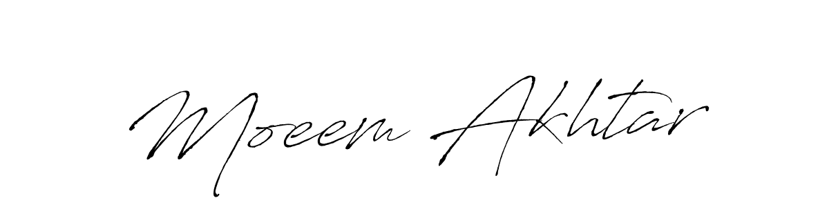 How to make Moeem Akhtar signature? Antro_Vectra is a professional autograph style. Create handwritten signature for Moeem Akhtar name. Moeem Akhtar signature style 6 images and pictures png