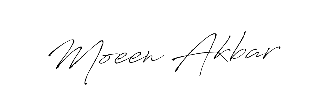 Use a signature maker to create a handwritten signature online. With this signature software, you can design (Antro_Vectra) your own signature for name Moeen Akbar. Moeen Akbar signature style 6 images and pictures png